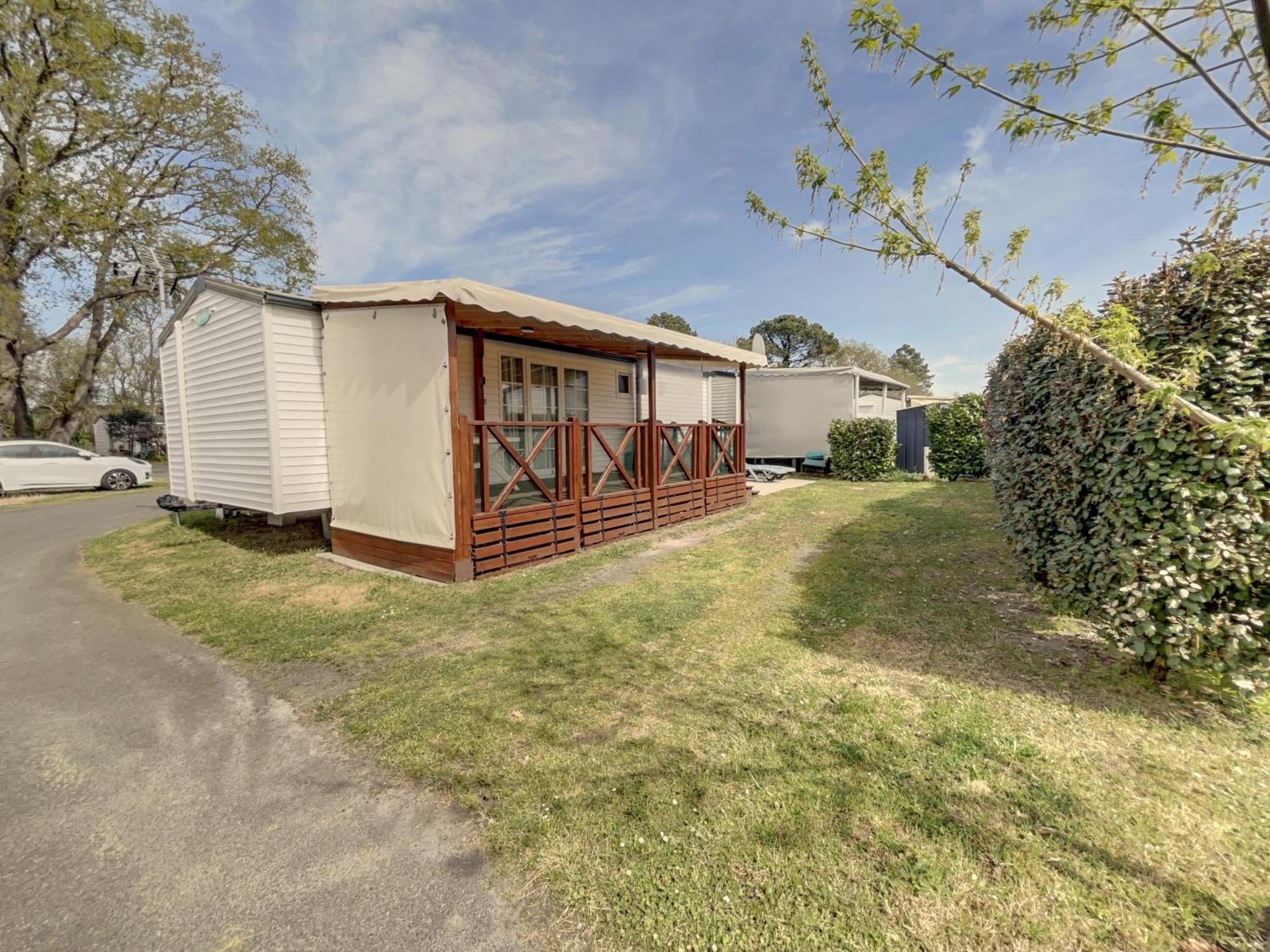 Mobilhome Cocooning Mimizan-Plage Exterior foto